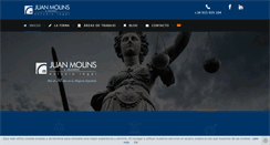 Desktop Screenshot of molinsabogados.es